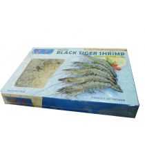 Frozen Vietnam Tiger Prawn with Head 1kg (9-10pcs/box)