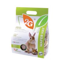 Wafer Hay - Fieno In Cubetti Per Conigli E Roditori, 2 Kg, Depolverizzato, Per Consumo Denti